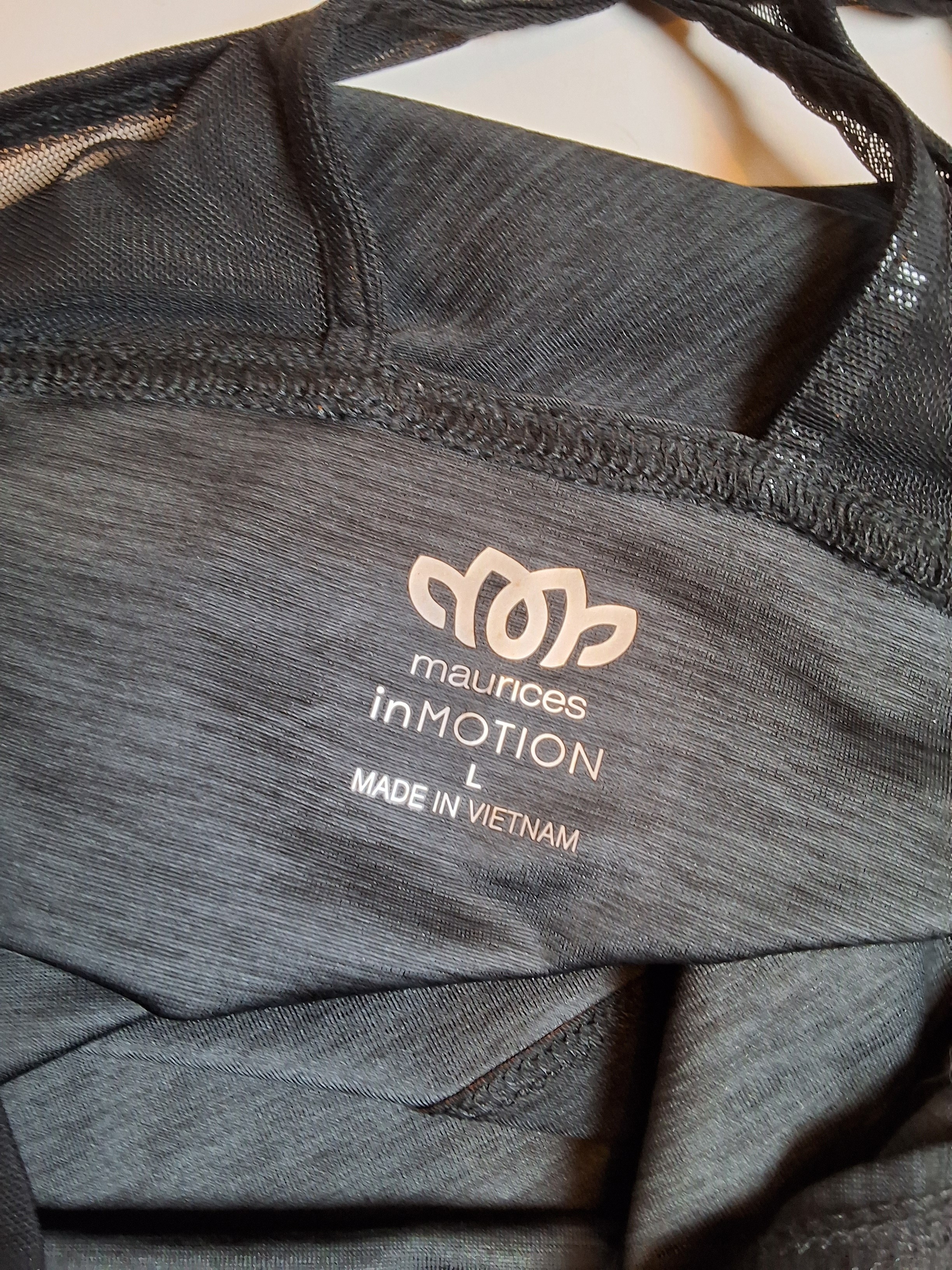 Maurices Inmotion Black Active Tank Top